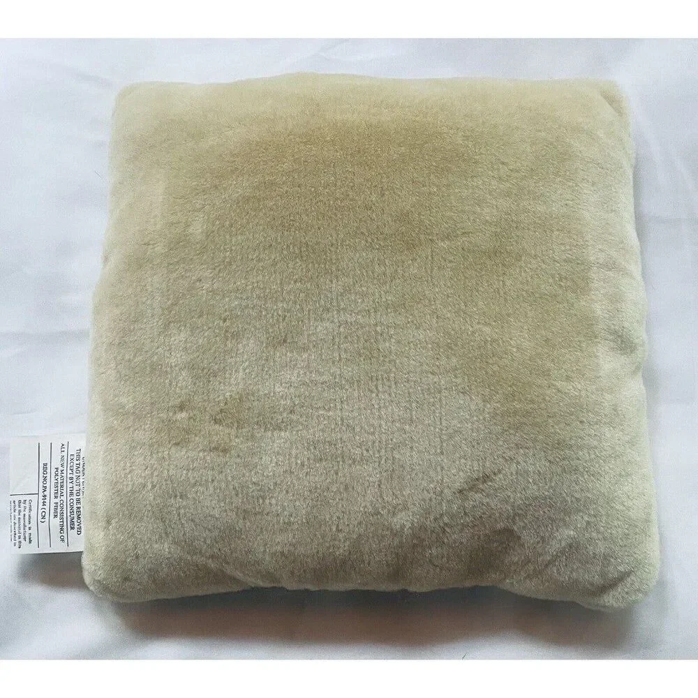 Vintage 1998 T.W.I.E Tiger Angel Toy Company Animal Square Cushion Pillow  10”